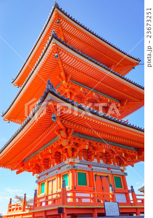 清水寺　三重塔 23673251