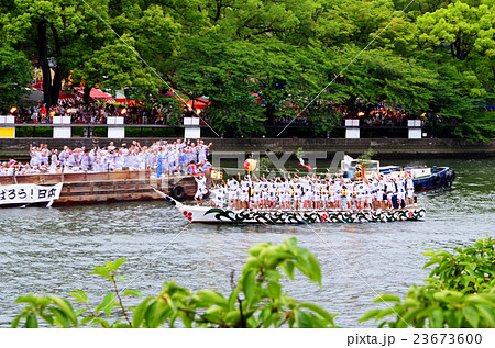 大阪　天神祭　船渡御 23673600