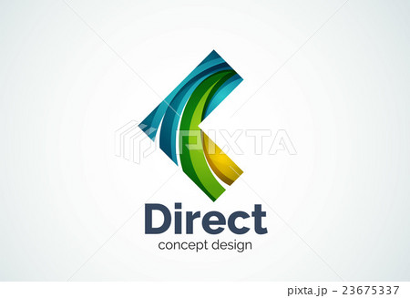 Abstract business company arrow logo template 23675337