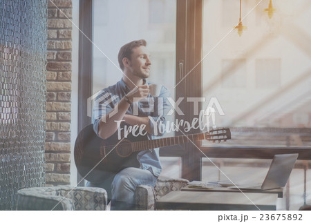 Relaxation and enjoyment concept 23675892