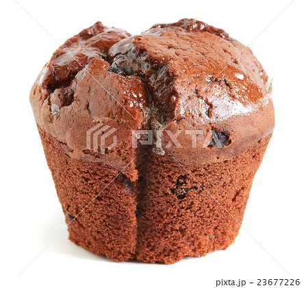 Cupcake in blue paper 23677226
