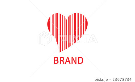 Heart vector logo template. Valentines sign Heart vector logo template. Valentines sign 23678734