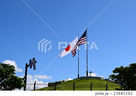 日米国旗 日米国旗 23685202