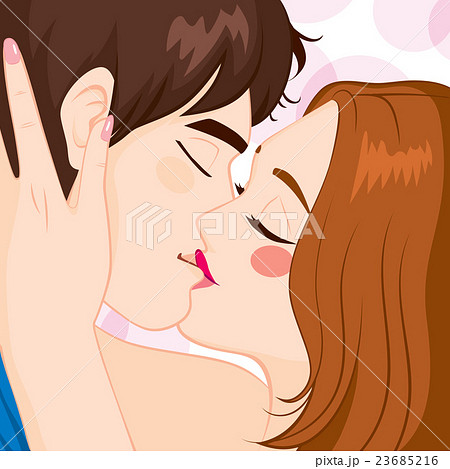 Sweet Passionate Kiss - Stock Illustration [23685216] - PIXTA