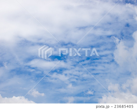 Clear blue sky with white cloud background Clear blue sky with white cloud background 23685405