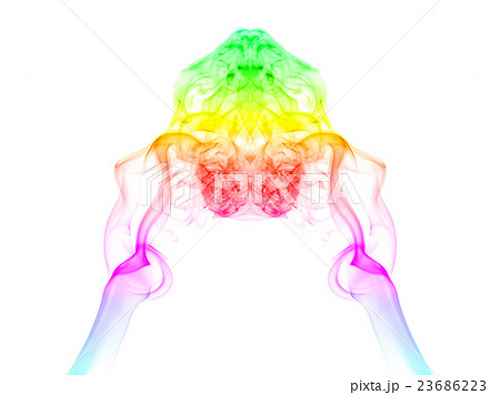 abstract smoke isolated on white background 23686223