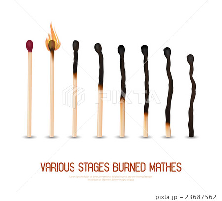 Burned Matches Set 23687562