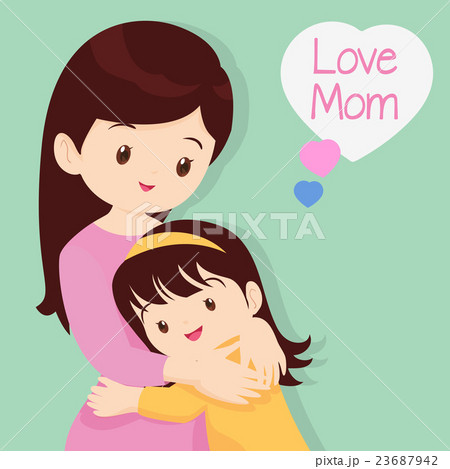 Son Hugging His Mother 23687942