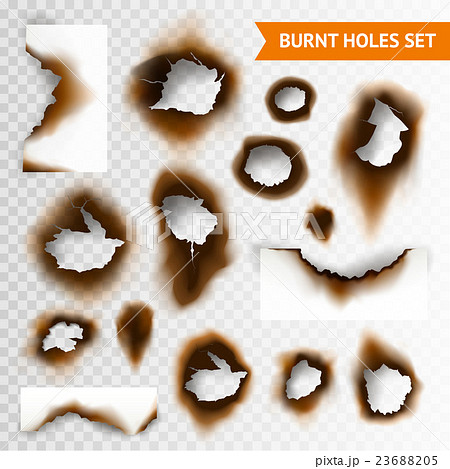 Burnt Holes Set  23688205