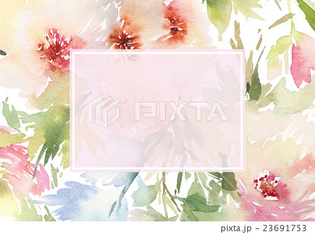 Greeting card with flowers Greeting card with flowers 23691753