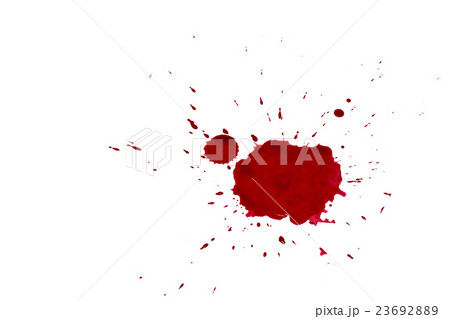 blood drops isolated on white background 23692889