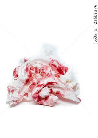 blood on tissue paper 23693376
