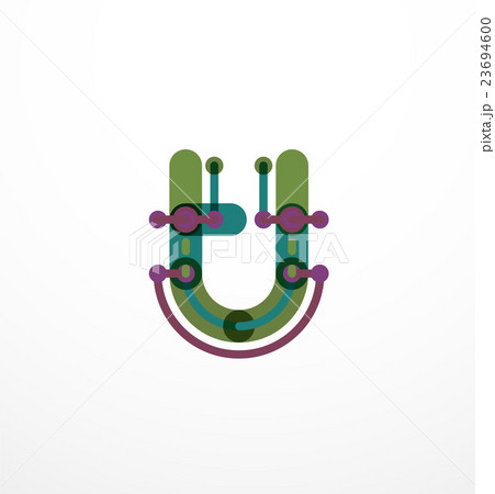 Line letter design Line letter design 23694600