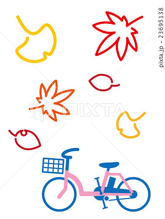 秋 サイクリング 電動アシスト自転車 秋 サイクリング 電動アシスト自転車 23695138