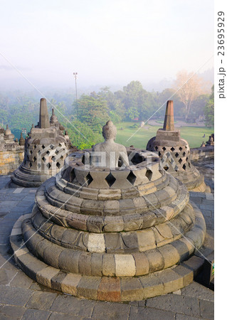 Borobudur, Buddist Temple in Yogyakarta, Indonesia 23695929