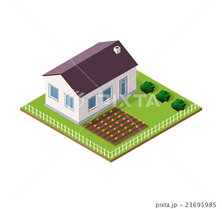 Town House in isometric 23695985