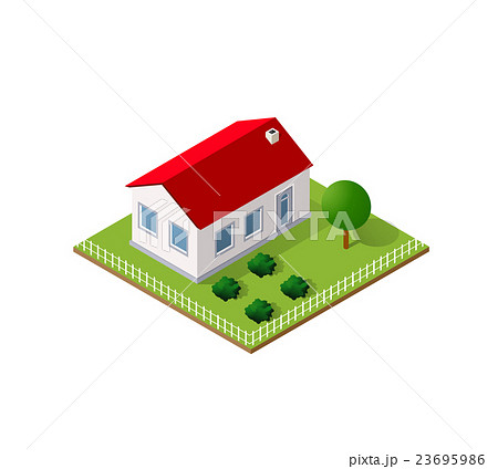 Town House in isometric 23695986