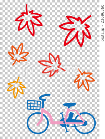 紅葉 サイクリング 電動アシスト自転車 紅葉 サイクリング 電動アシスト自転車 23696360