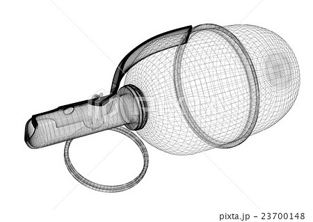 Single grenade with copy space 23700148