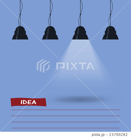 background is lit by lamps. concept of the idea. background is lit by lamps. concept of the idea. 23700262