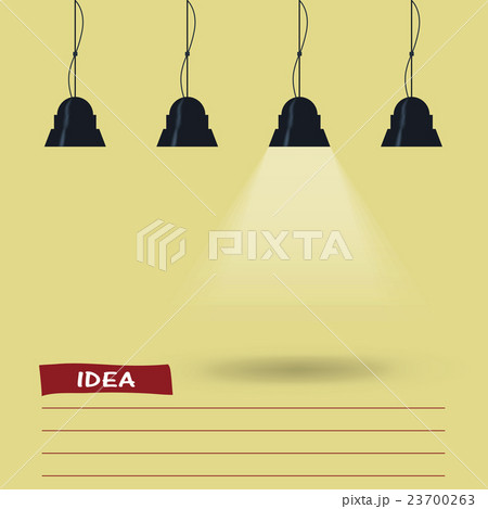 background is lit by lamps. concept of the idea. background is lit by lamps. concept of the idea. 23700263