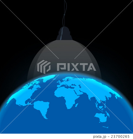 background is lit by lamps. concept of the idea.  23700265