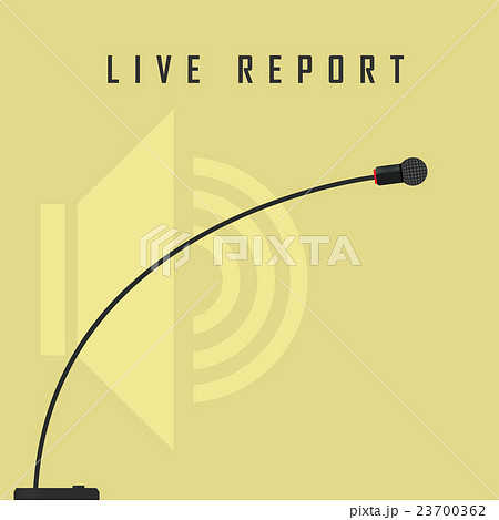 vector illustration of a live report vector illustration of a live report 23700362