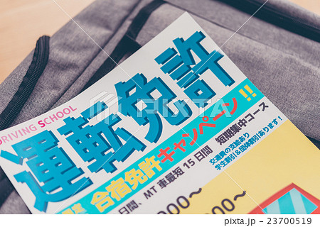 運転免許チラシ 運転免許チラシ 23700519