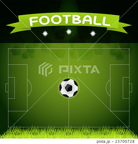 vector image of the size of a football field  23700728