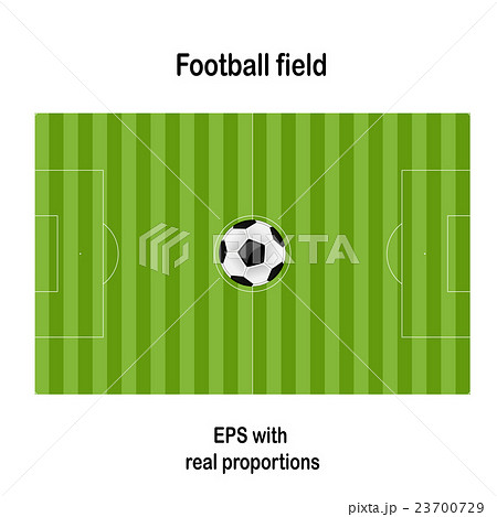 vector image of the size of a football field  23700729