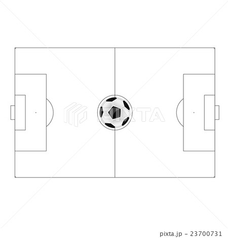 vector image of the size of a football field 23700731