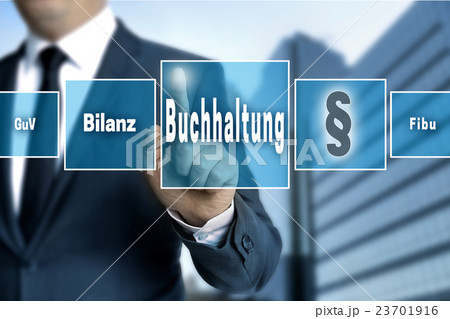 Buchhaltung (in german accounting, balance, financial accounting 23701916