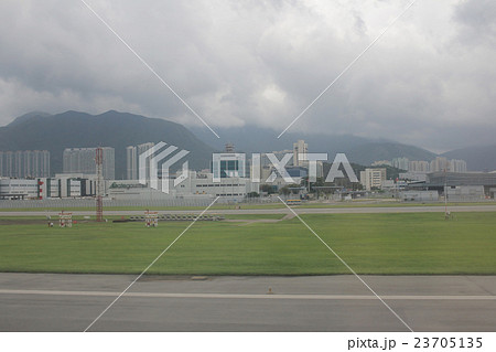 FUKUOKA, airport runway 23705135