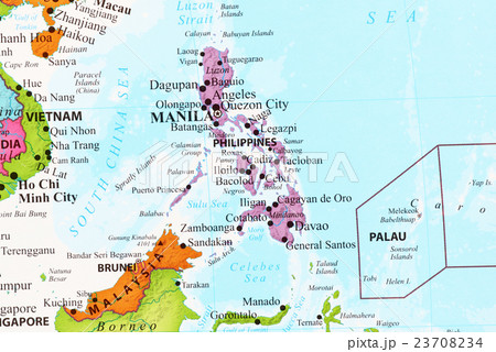 世界地図・フィリピン 世界地図・フィリピン 23708234