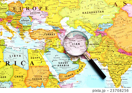世界地図・イラン 23708256