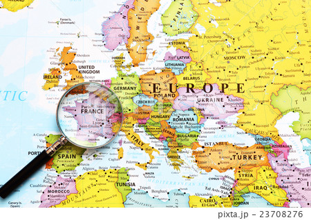 世界地図・フランスの写真素材 [23708276] - PIXTA