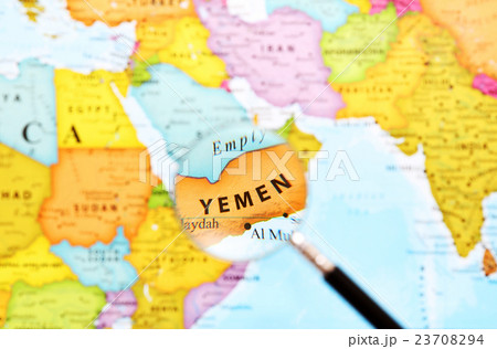 世界地図・イエメン 世界地図・イエメン 23708294