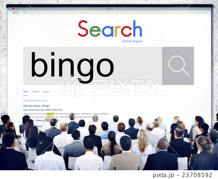 Bingo Game Luck Gambling Leisure Recreation Jackpot Concept 23708592