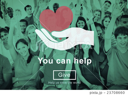 You Can Help Give Welfare Donate Concept 23708660