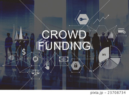 Crowd Funding Supporters Investment Fundraising Contribution Concept Crowd Funding Supporters Investment Fundraising Contribution Concept 23708734