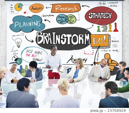 Brainstorming Analysis Planning Sharing Meeting Concept Brainstorming Analysis Planning Sharing Meeting Concept 23708929