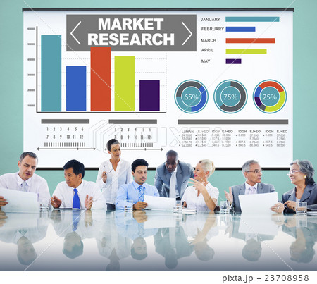 Market Research Analysis Bar Graph Solution Strategy Concept 23708958
