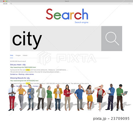 City Business District Place Location Concept 23709095