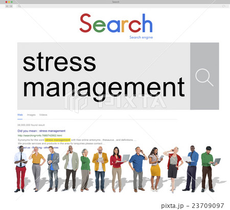 Stress Management Relaxation Realisation Healthcare Concept 23709097