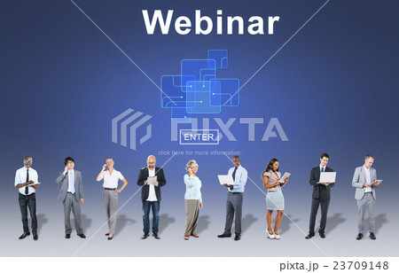 Webinar Online Internet Website Web Page Concept 23709148