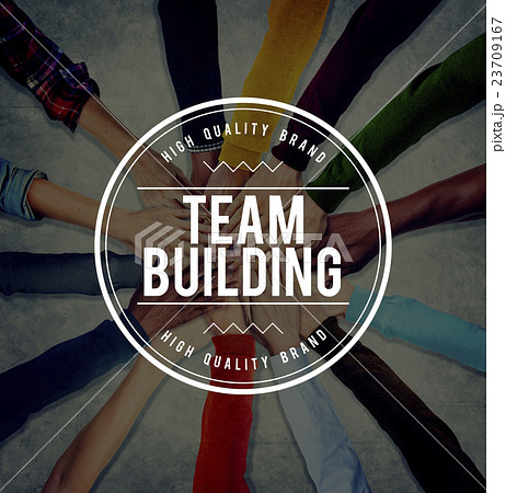 Team Building Collaboration Connection Corporate Teamwork Concept Team Building Collaboration Connection Corporate Teamwork Concept 23709167