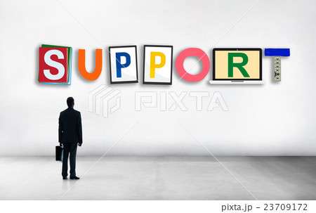 Support Collaboration Team Advice Help Aid Concept 23709172