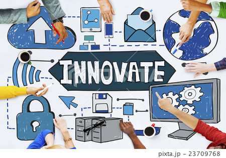 Innovate Innovation Technology Connection Network Concept Innovate Innovation Technology Connection Network Concept 23709768