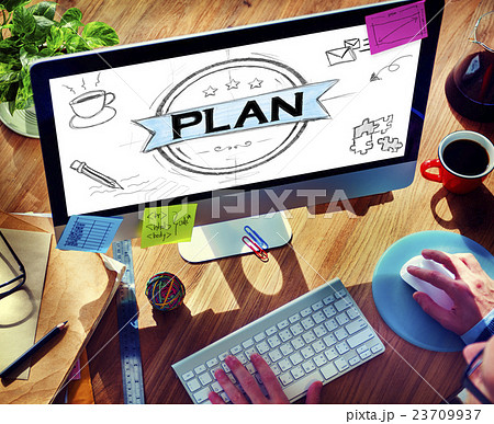 Plan Planning Strategy Brainstorming Goals Concept 23709937