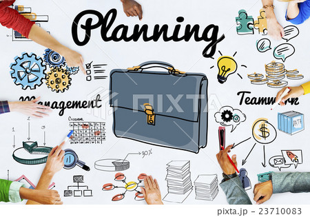 Planning Briefcase Management Business Concept Planning Briefcase Management Business Concept 23710083